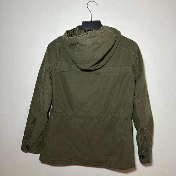 Levi’s Olive Green Utility Hooded Jacket – Size S - Picture 8 of 9